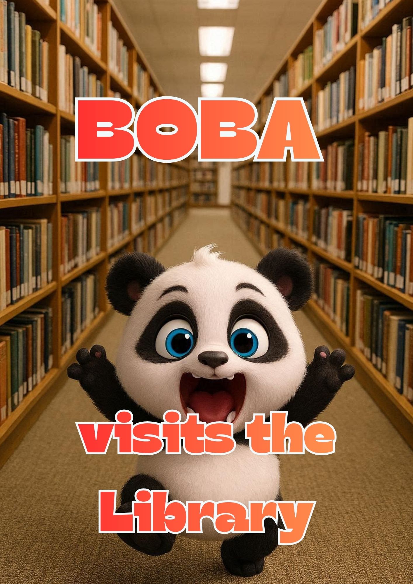BOBA Visits the Library: Be quiet in the Library!